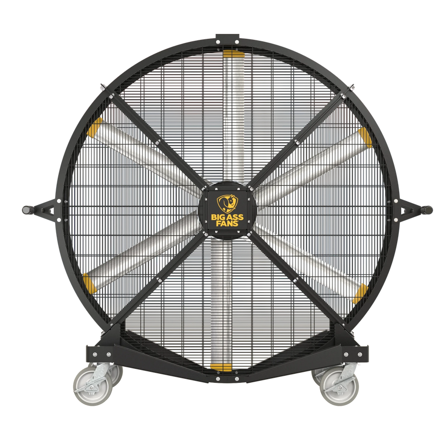 Big Ass Fans Black Jack portable industrial fan for commercial airflow | Kipas industrial portable Big Ass Fans Black Jack untuk sirkulasi udara komersial