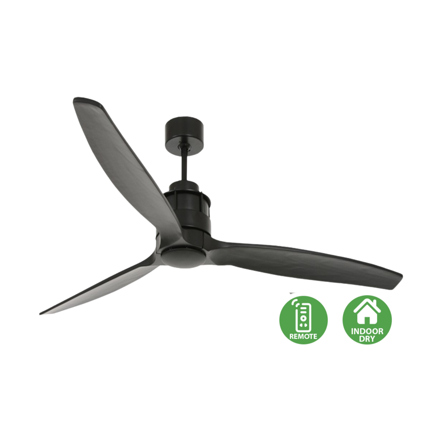 Airfusion Akmani ceiling fan with contemporary design, aerodynamic blades, and efficient airflow performance for homes, apartments, offices, and modern interiors in Indonesia | Kipas angin plafon Airfusion Akmani dengan desain kontemporer, blade aerodinamis, dan performa airflow efisien untuk rumah, apartemen, kantor, dan interior modern di Indonesia