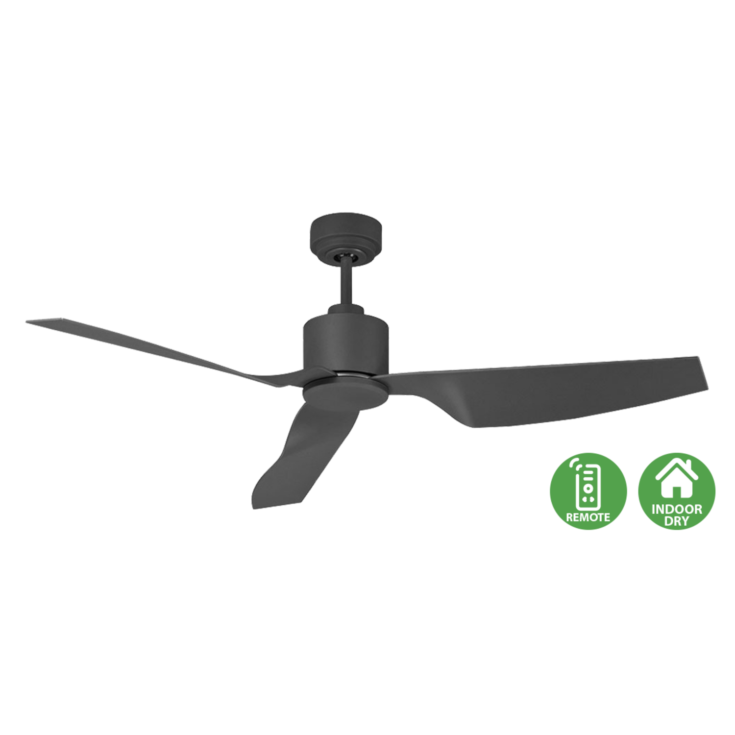 Airfusion Climate II ceiling fan with contemporary design, aerodynamic blades, and efficient airflow performance for homes, apartments, offices, and hospitality spaces in Indonesia | Kipas angin plafon Airfusion Climate II dengan desain kontemporer, blade aerodinamis, dan performa airflow efisien untuk rumah, apartemen, kantor, dan area hospitality di Indonesia