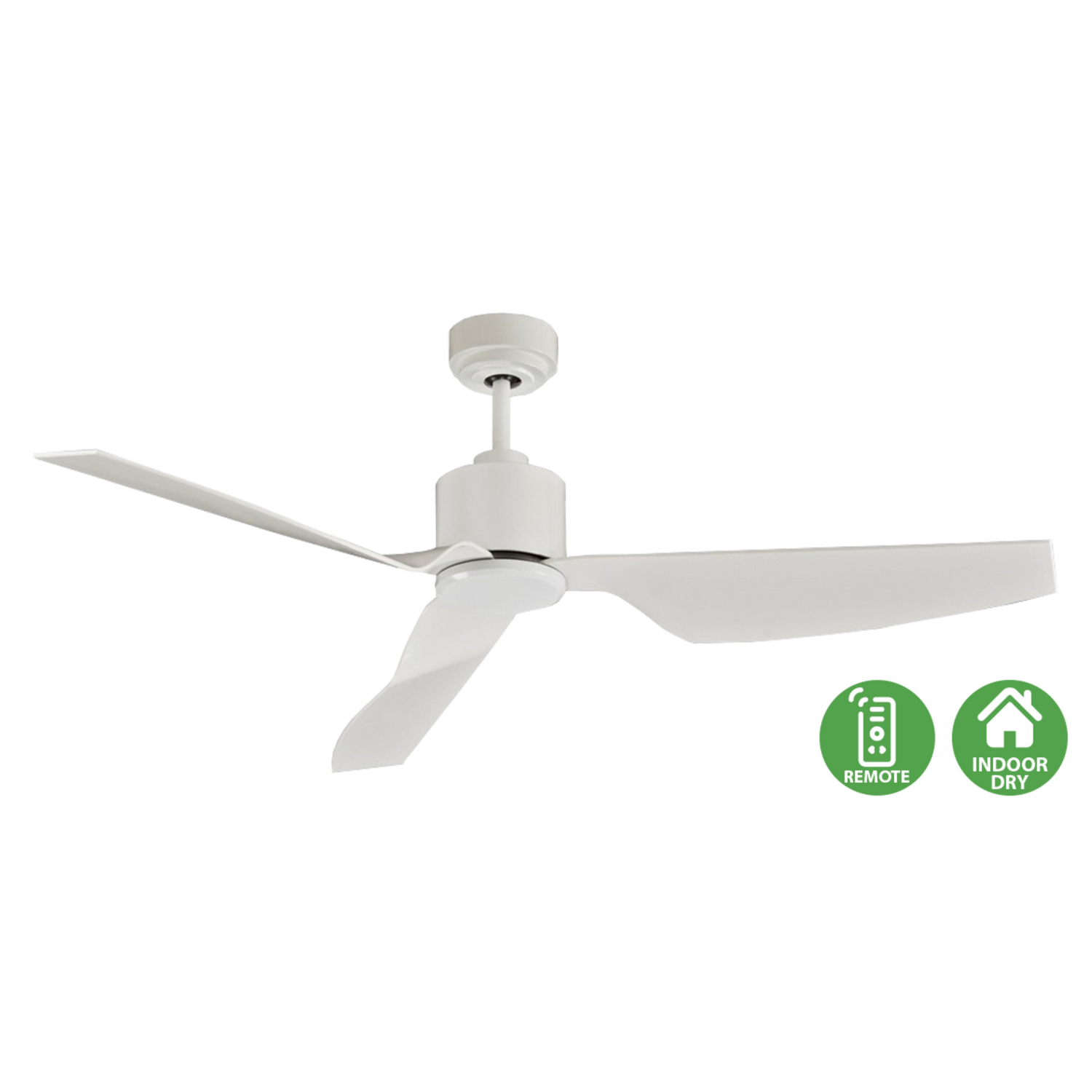 Airfusion Climate II ceiling fan with contemporary design, aerodynamic blades, and efficient airflow performance for homes, apartments, offices, and hospitality spaces in Indonesia | Kipas angin plafon Airfusion Climate II dengan desain kontemporer, blade aerodinamis, dan performa airflow efisien untuk rumah, apartemen, kantor, dan area hospitality di Indonesia