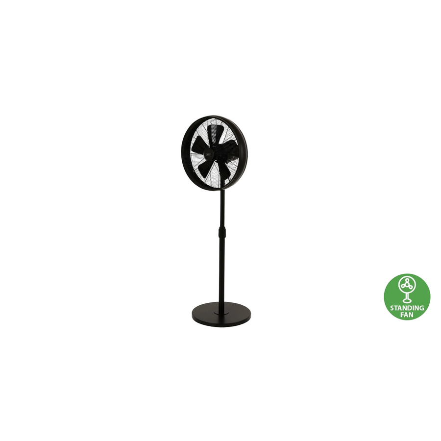 Breeze pedestal fan with adjustable height for powerful portable airflow | Kipas angin berdiri Breeze dengan tinggi yang dapat disesuaikan untuk sirkulasi udara kuat dan fleksibel