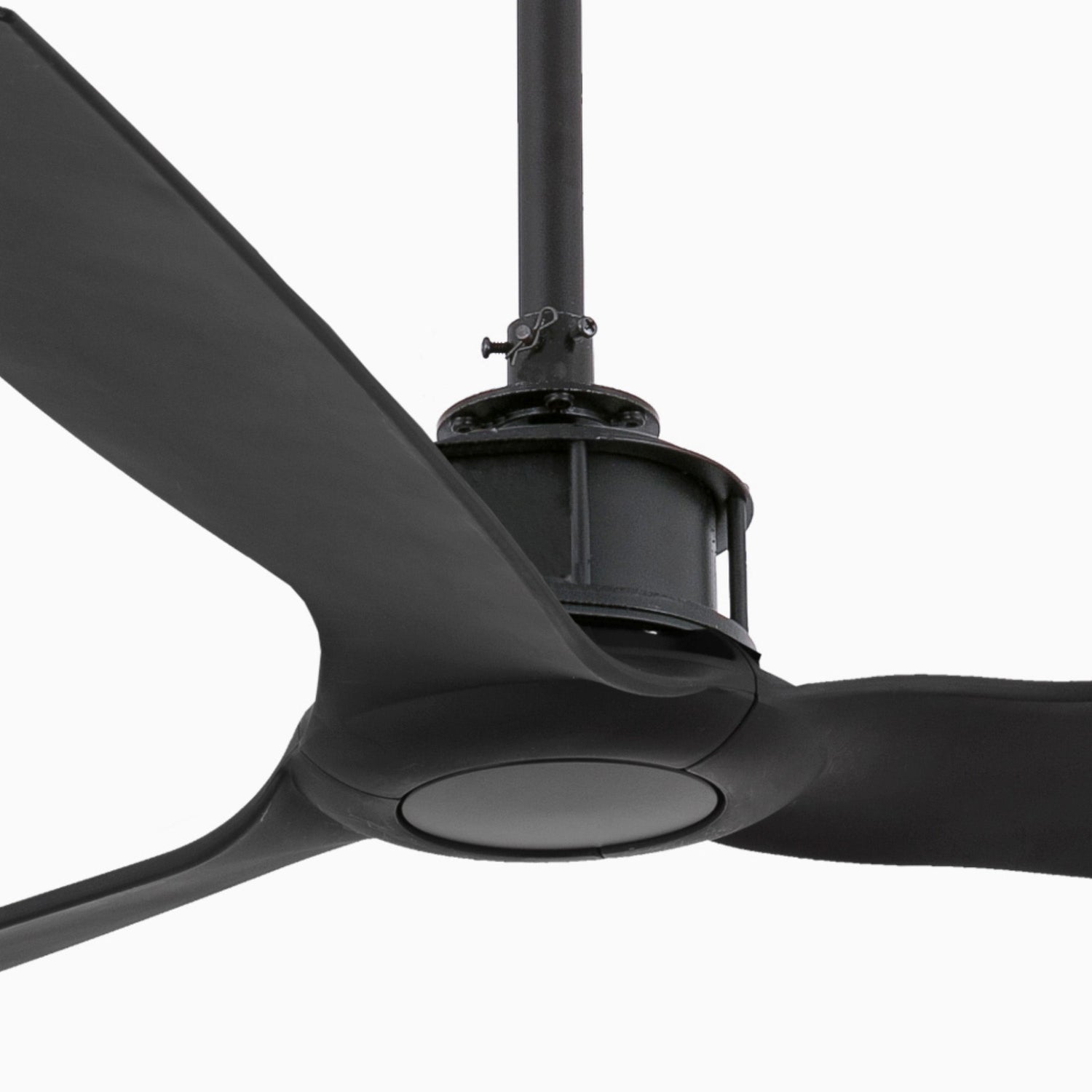 Faro Just Fan designer ceiling fan with industrial modern styling and aerodynamic blades for contemporary homes, cafes, and architectural interiors in Indonesia | Kipas angin plafon Faro Just Fan dengan desain industrial modern dan blade aerodinamis untuk rumah modern, cafe, dan interior arsitektural di Indonesia