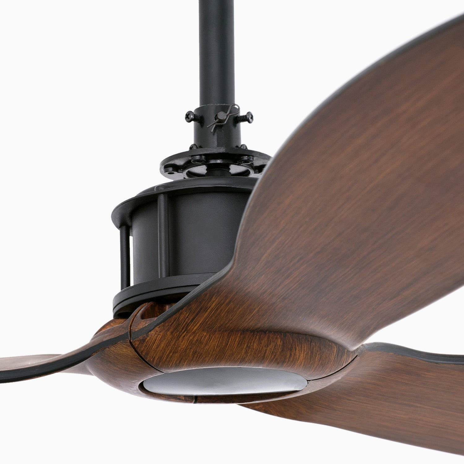 Faro Just Fan designer ceiling fan with industrial modern styling and aerodynamic blades for contemporary homes, cafes, and architectural interiors in Indonesia | Kipas angin plafon Faro Just Fan dengan desain industrial modern dan blade aerodinamis untuk rumah modern, cafe, dan interior arsitektural di Indonesia