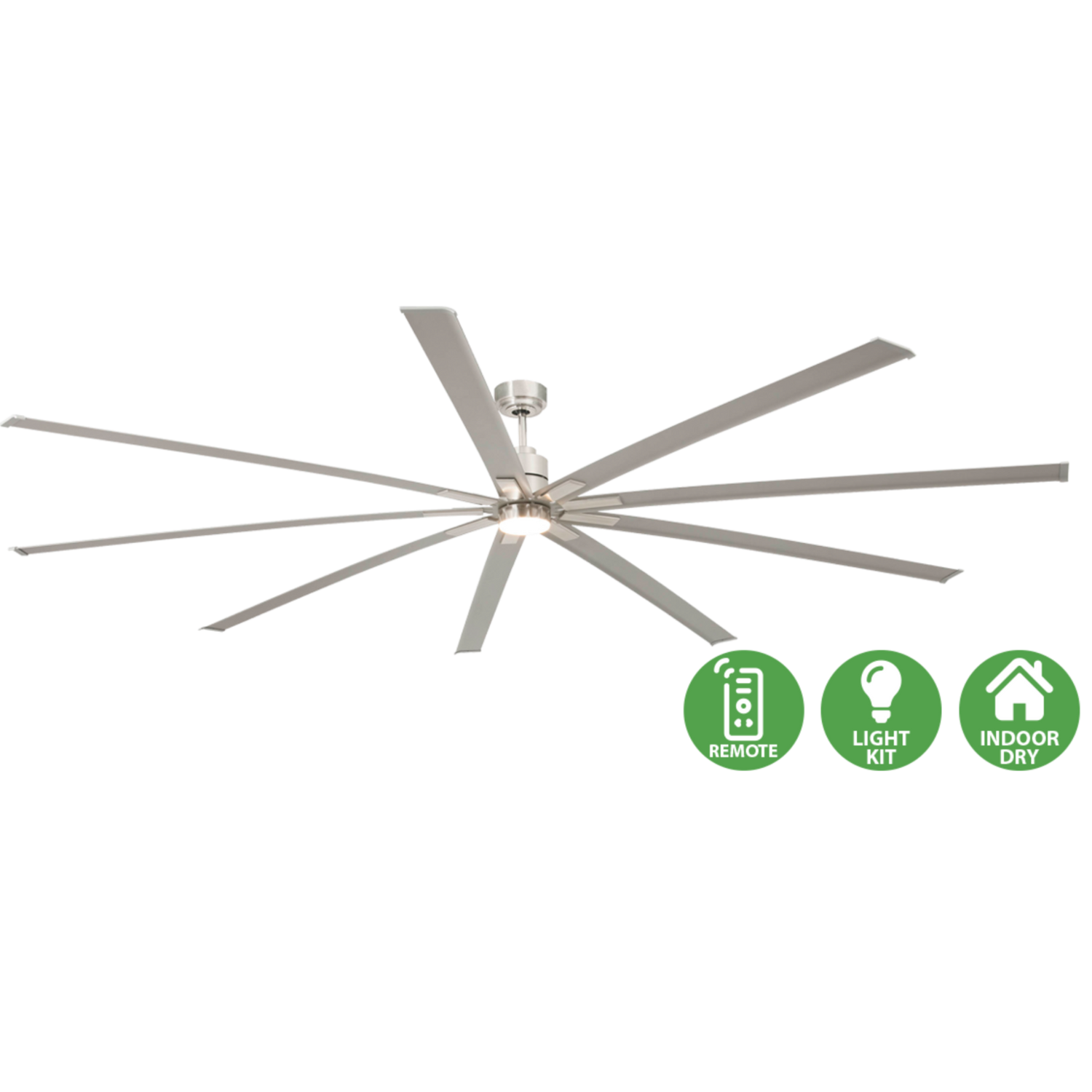 Faro Manhattan ceiling fan with contemporary urban styling and aerodynamic blades for homes, apartments, lofts, offices, and hospitality spaces in Indonesia | Kipas angin plafon Faro Manhattan dengan desain urban kontemporer dan blade aerodinamis untuk rumah, apartemen, loft, kantor, dan area hospitality di Indonesia