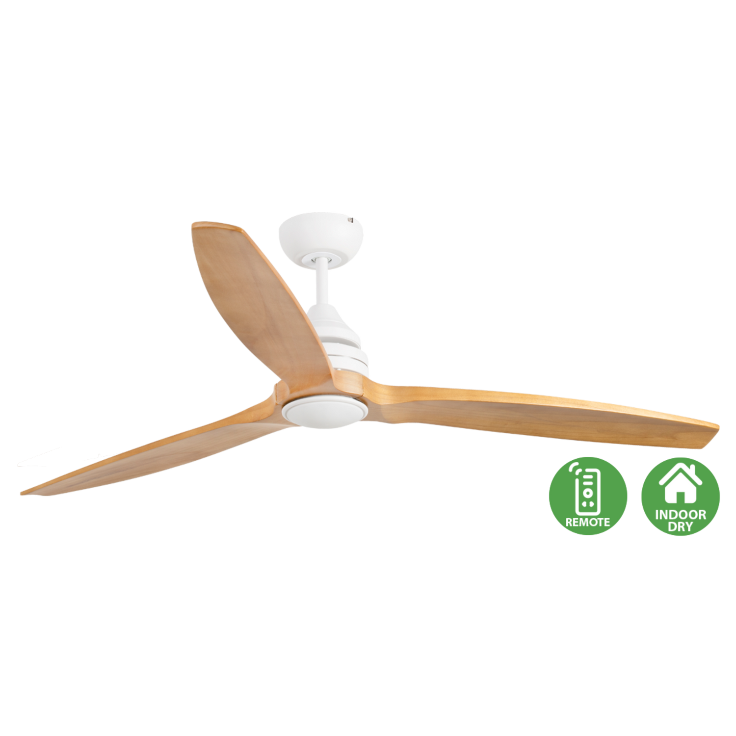 Faro Alo ceiling fan with minimalist contemporary design and aerodynamic blades for homes, apartments, offices, and hospitality spaces in Indonesia | Kipas angin plafon Faro Alo dengan desain kontemporer minimalis dan blade aerodinamis untuk rumah, apartemen, kantor, dan area hospitality di Indonesia