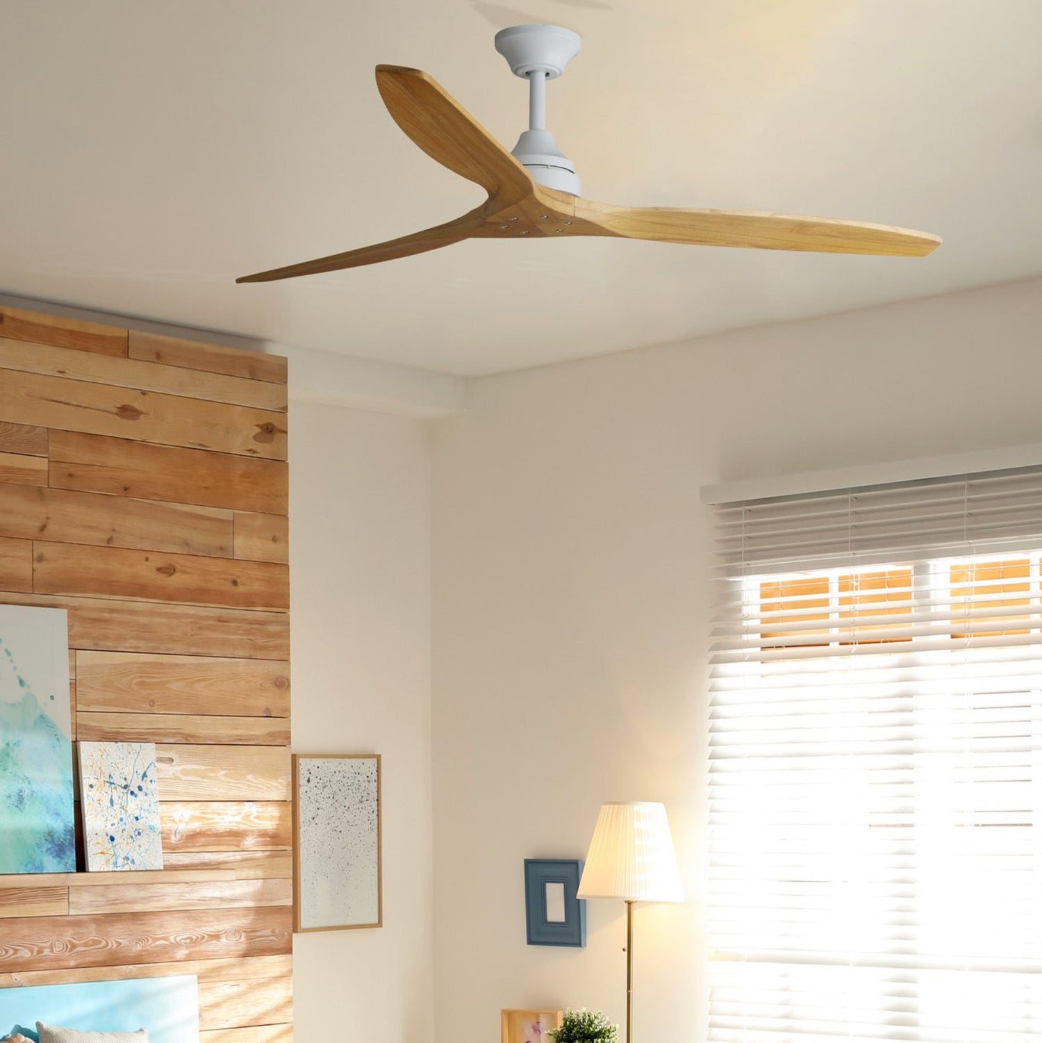 Faro Alo ceiling fan with minimalist contemporary design and aerodynamic blades for homes, apartments, offices, and hospitality spaces in Indonesia | Kipas angin plafon Faro Alo dengan desain kontemporer minimalis dan blade aerodinamis untuk rumah, apartemen, kantor, dan area hospitality di Indonesia