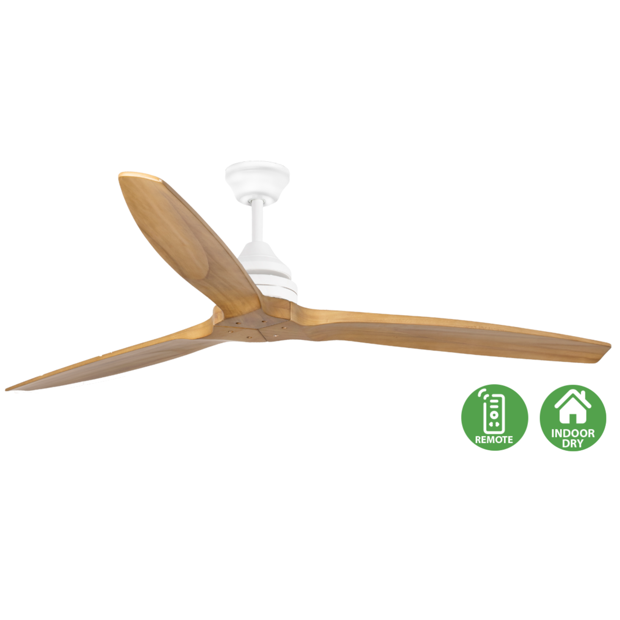 Faro Alo ceiling fan with minimalist contemporary design and aerodynamic blades for homes, apartments, offices, and hospitality spaces in Indonesia | Kipas angin plafon Faro Alo dengan desain kontemporer minimalis dan blade aerodinamis untuk rumah, apartemen, kantor, dan area hospitality di Indonesia