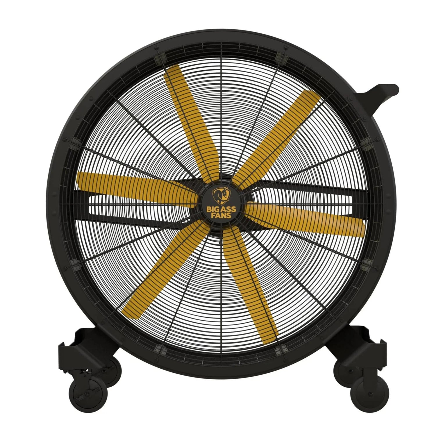 Big Ass Fans Sidekick portable directional barrel fan for warehouses, gyms, workshops, and commercial airflow in Indonesia | Kipas barrel directional portable Big Ass Fans Sidekick untuk gudang, gym, workshop, dan sirkulasi udara komersial di Indonesia