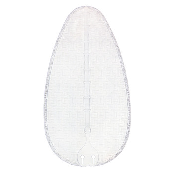 White / 22" Narrow Oval
