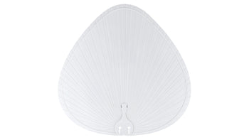 White / 22" Wide Oval