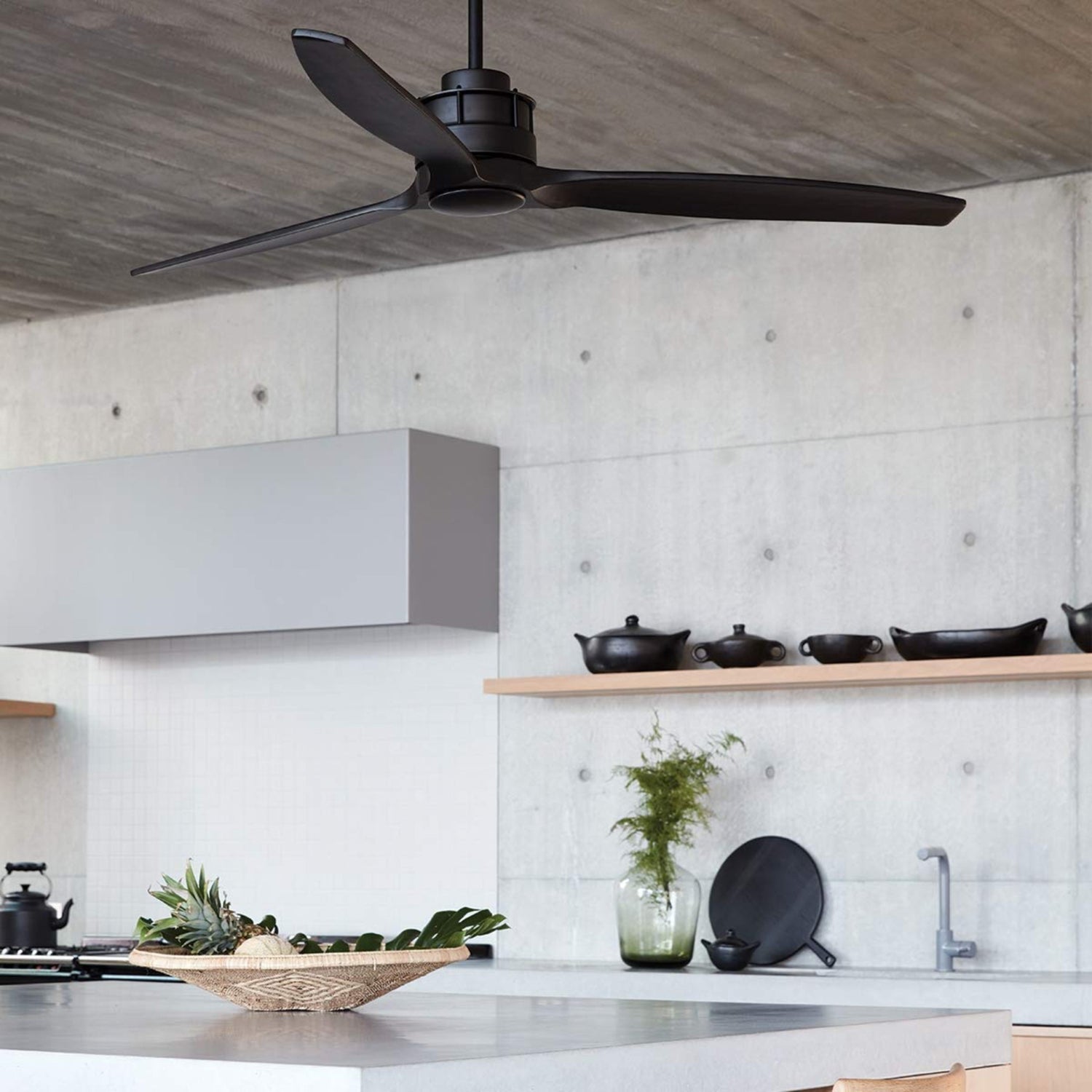 Airfusion Akmani ceiling fan with contemporary design, aerodynamic blades, and efficient airflow performance for homes, apartments, offices, and modern interiors in Indonesia | Kipas angin plafon Airfusion Akmani dengan desain kontemporer, blade aerodinamis, dan performa airflow efisien untuk rumah, apartemen, kantor, dan interior modern di Indonesia
