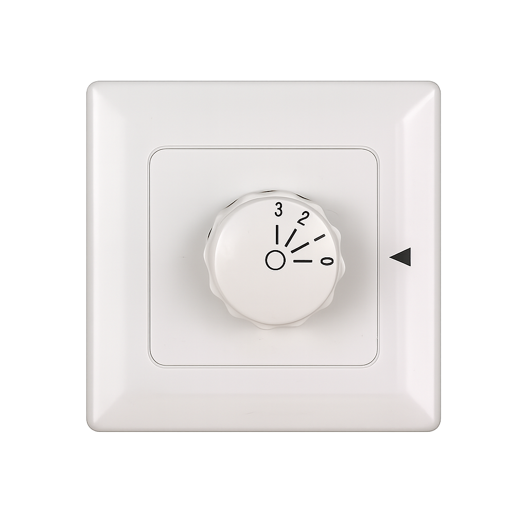 AC Wall Control - 3 Speed - Single Motor