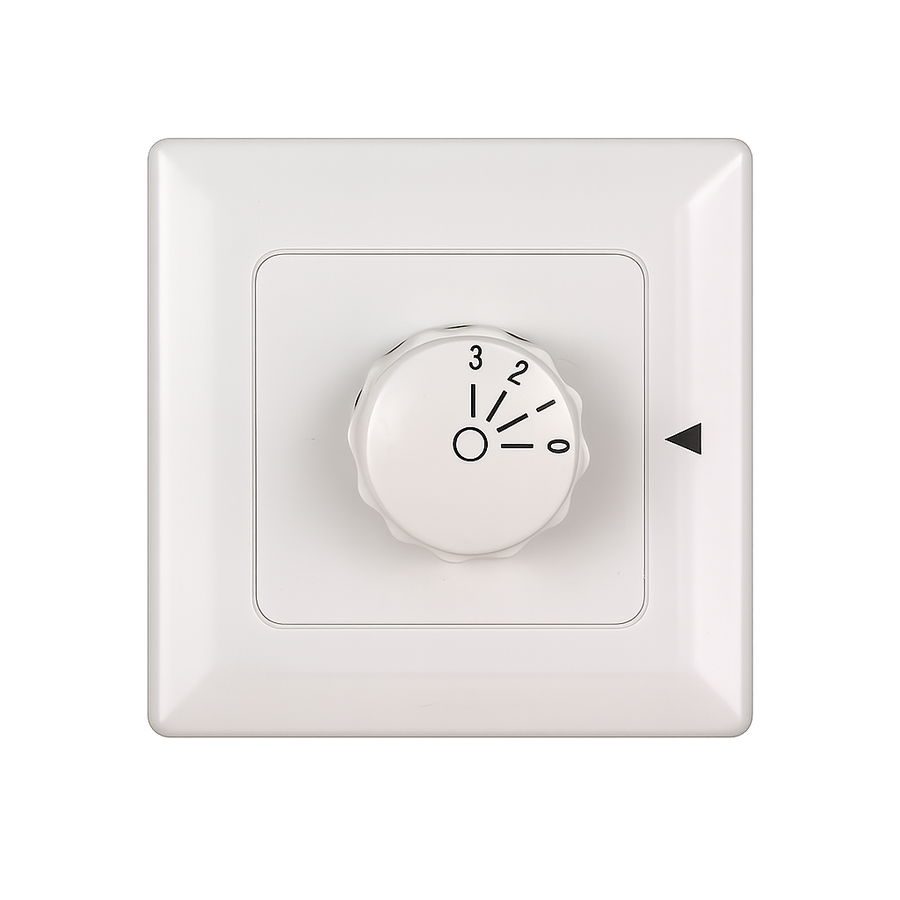 AC Wall Control - 3 Speed - Single Motor
