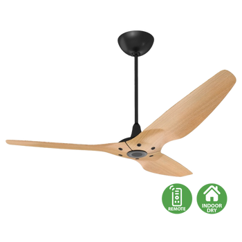 52" / 132 cm / Black With Caramel Blades