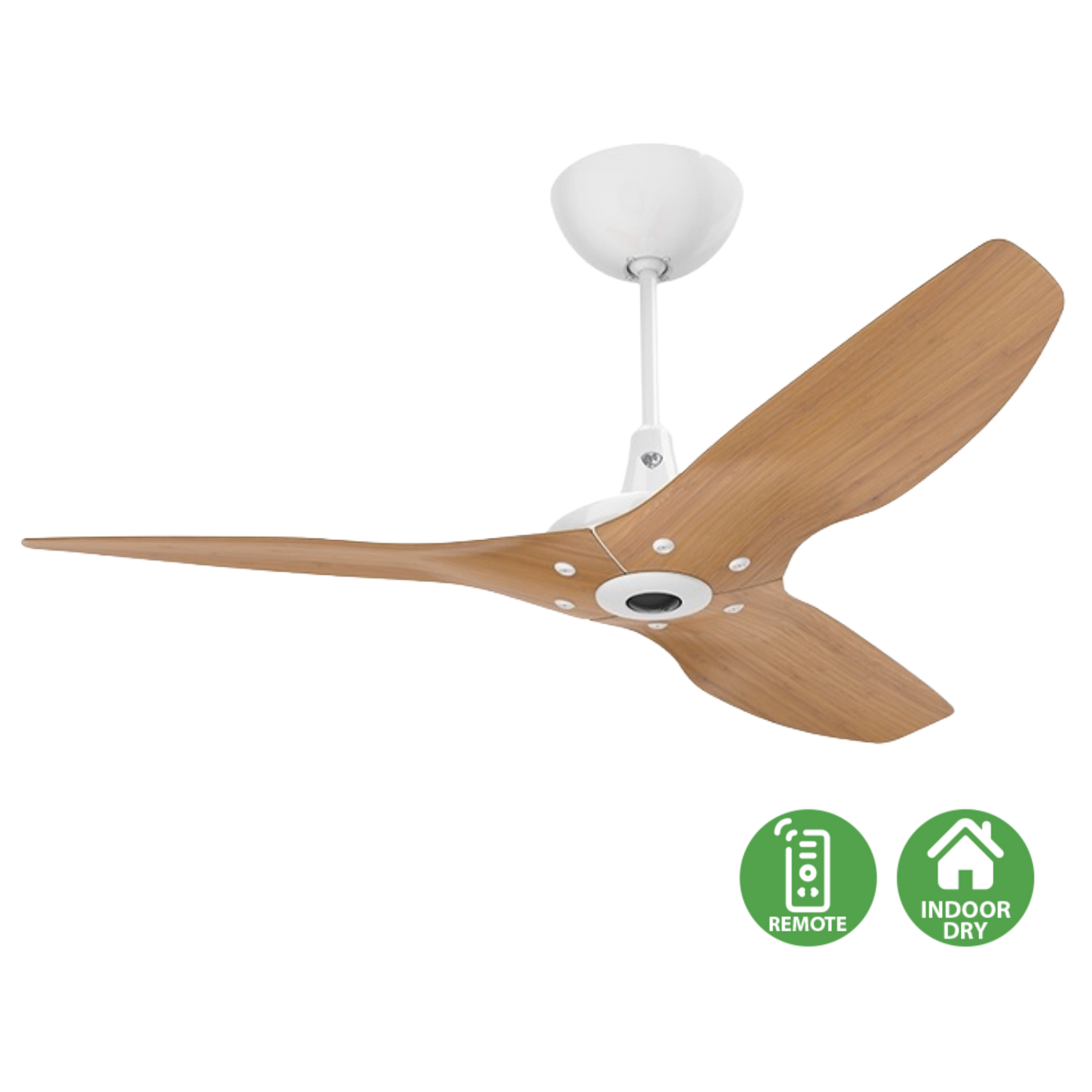 Big Ass Fans Haiku Indoor smart ceiling fan with patented airfoil blades and minimalist architectural design for luxury homes, villas, apartments, and designer interiors in Indonesia | Kipas angin plafon Big Ass Fans Haiku Indoor dengan blade airfoil berpaten dan desain arsitektural minimalis untuk rumah mewah, villa, apartemen, dan interior designer di Indonesia