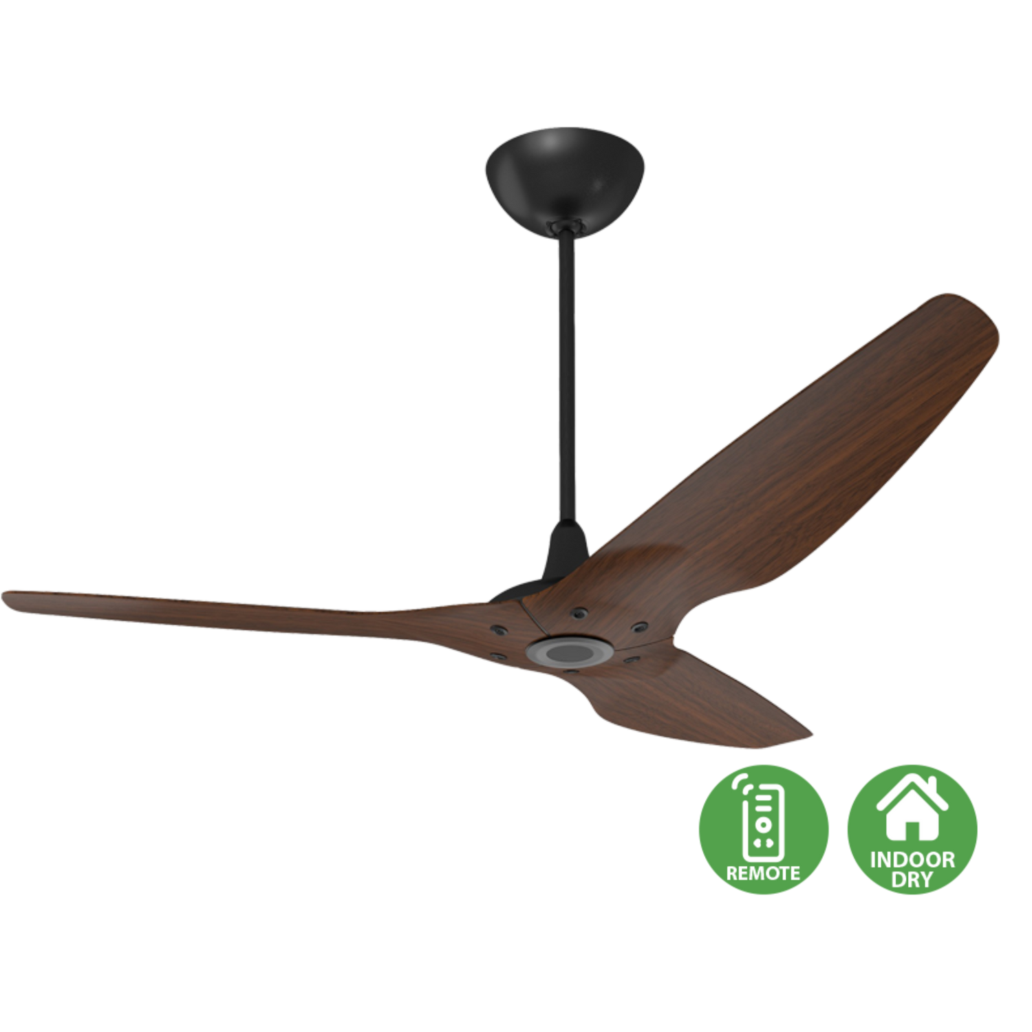 Big Ass Fans Haiku Indoor smart ceiling fan with patented airfoil blades and minimalist architectural design for luxury homes, villas, apartments, and designer interiors in Indonesia | Kipas angin plafon Big Ass Fans Haiku Indoor dengan blade airfoil berpaten dan desain arsitektural minimalis untuk rumah mewah, villa, apartemen, dan interior designer di Indonesia