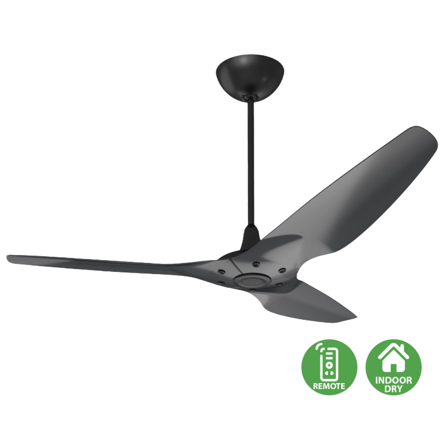 Big Ass Fans Haiku Indoor smart ceiling fan with patented airfoil blades and minimalist architectural design for luxury homes, villas, apartments, and designer interiors in Indonesia | Kipas angin plafon Big Ass Fans Haiku Indoor dengan blade airfoil berpaten dan desain arsitektural minimalis untuk rumah mewah, villa, apartemen, dan interior designer di Indonesia