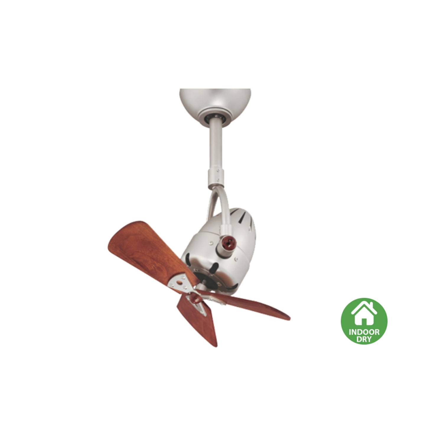 Matthews Diane designer ceiling fan with sculptural aerodynamic blades and contemporary architectural styling for luxury homes and designer interiors in Indonesia | Kipas angin plafon Matthews Diane dengan blade aerodinamis sculptural dan desain arsitektural modern untuk rumah mewah dan interior designer di Indonesia