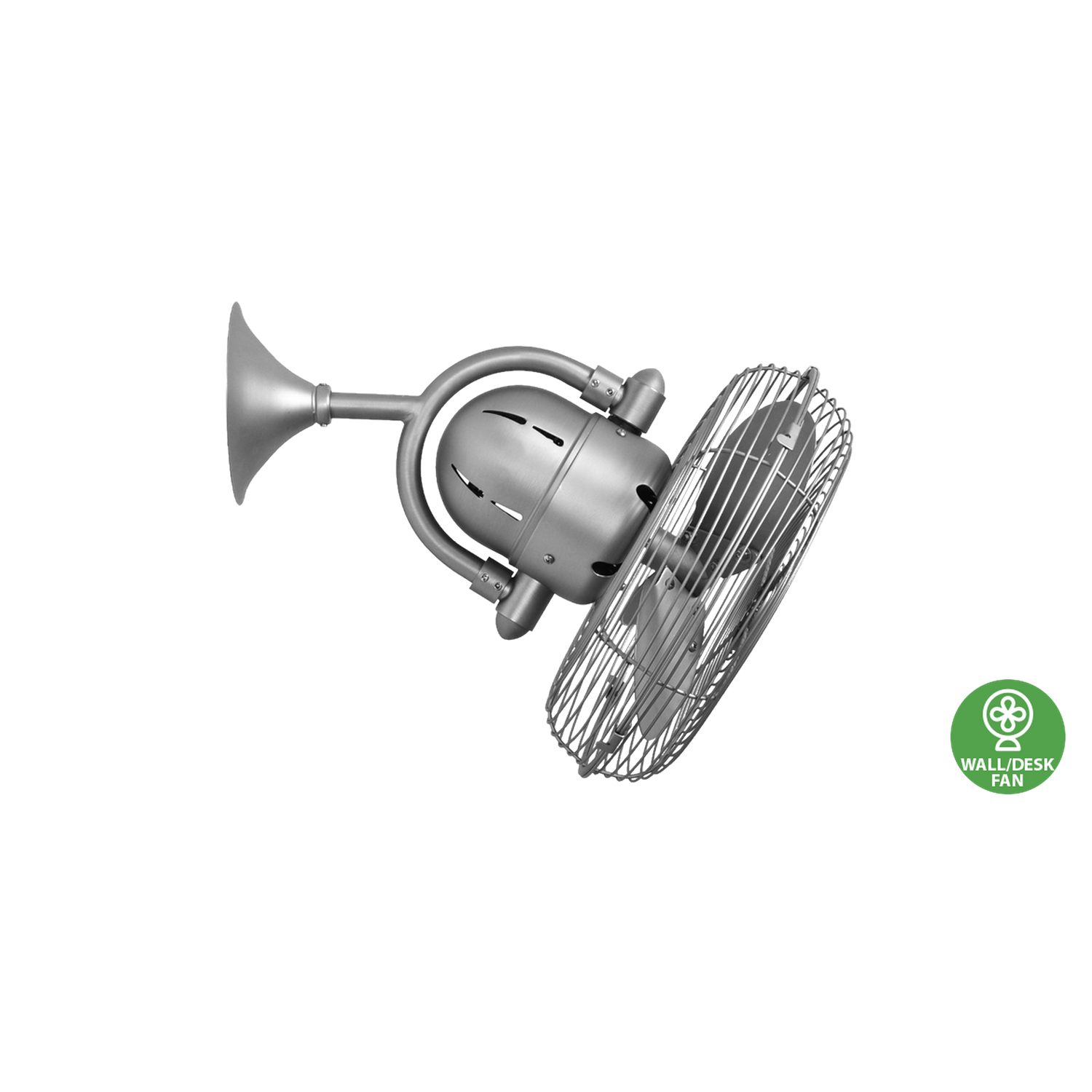 Matthews Kaye wall-mounted directional fan with retro industrial design for homes, cafés, and commercial interiors in Indonesia | Kipas dinding directional Matthews Kaye dengan desain retro industrial untuk rumah, kafe, dan interior komersial di Indonesia
