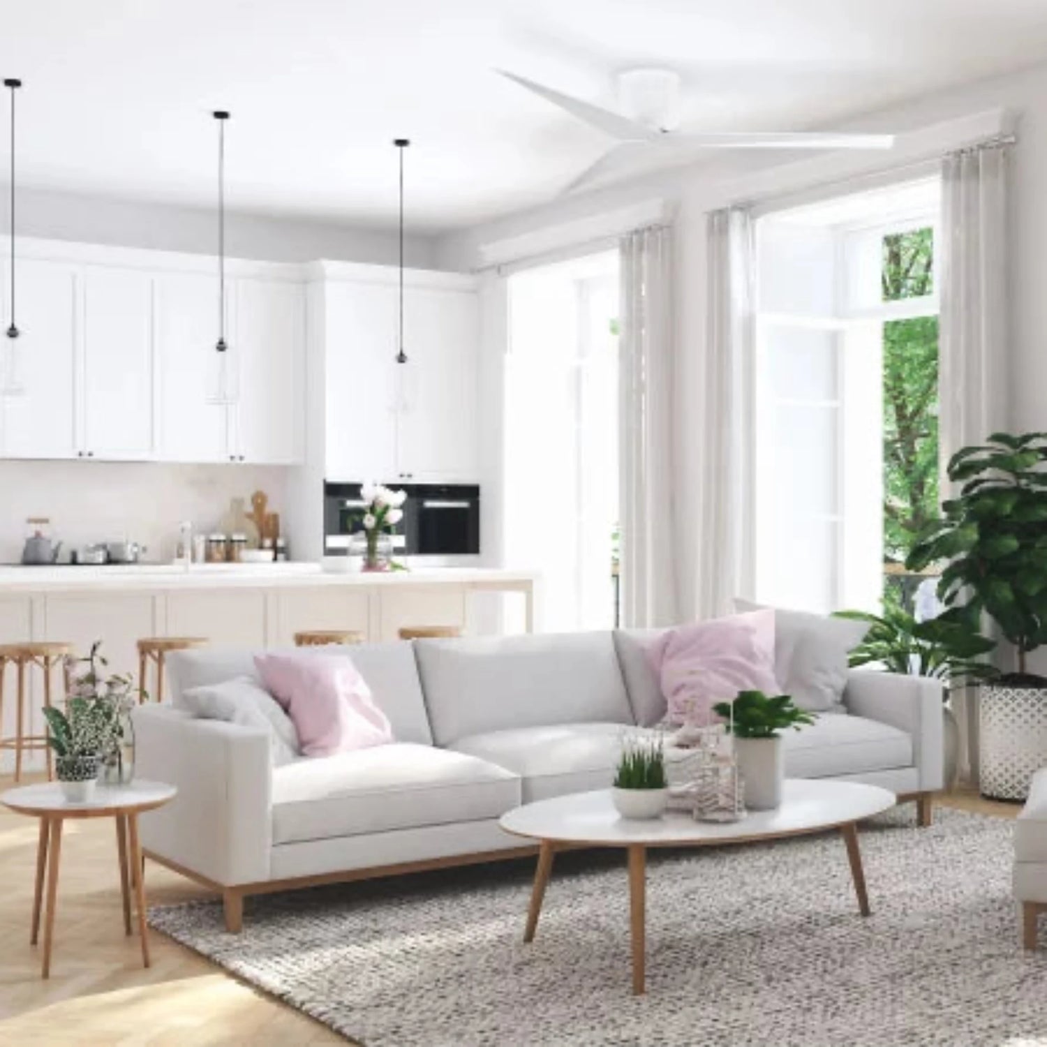 Matthews Eliza Hugger Ceiling Fan / Kipas Angin Plafon Matthews Eliza Hugger