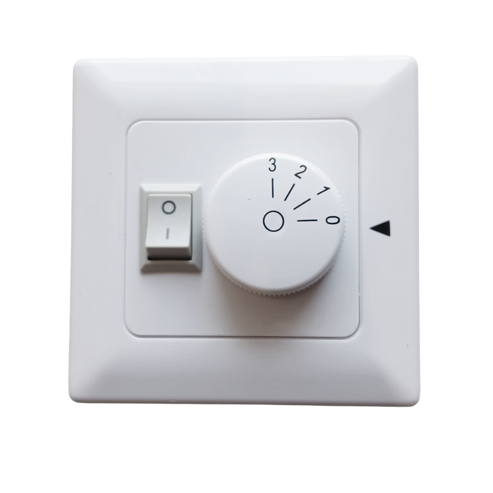 AC Wall Control - 3 Speed with Light Switch for Acqua
