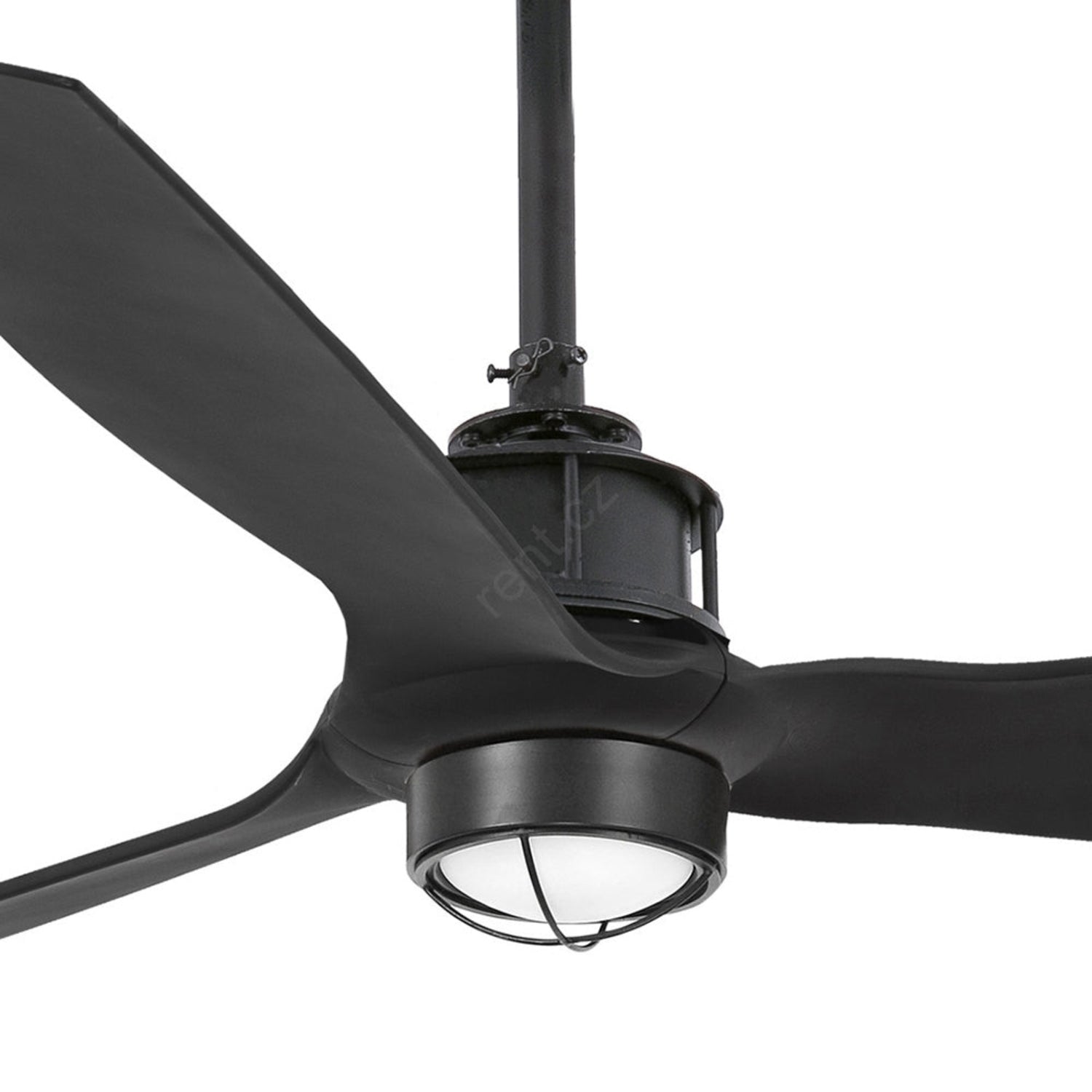 Faro Just Fan designer ceiling fan with industrial modern styling and aerodynamic blades for contemporary homes, cafes, and architectural interiors in Indonesia | Kipas angin plafon Faro Just Fan dengan desain industrial modern dan blade aerodinamis untuk rumah modern, cafe, dan interior arsitektural di Indonesia