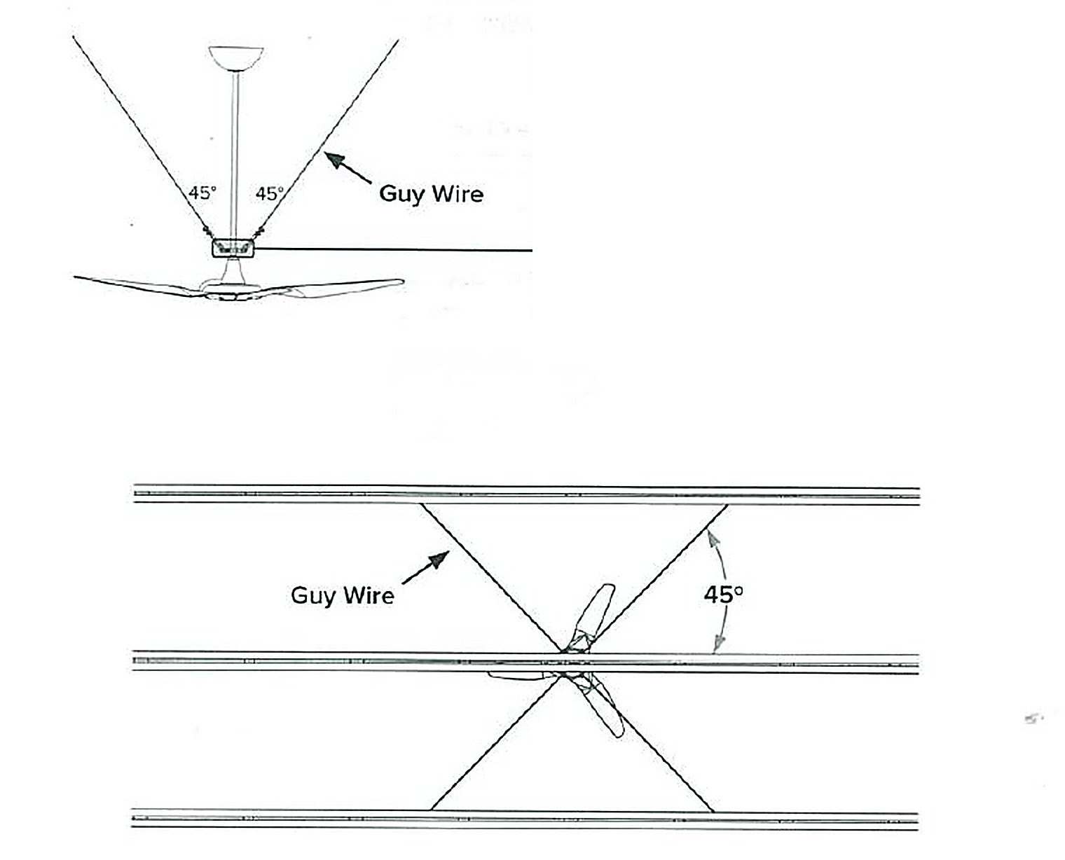 Kit Penahan Gempa Kipas Plafon – Sistem Kabel Pengaman 4 Titik