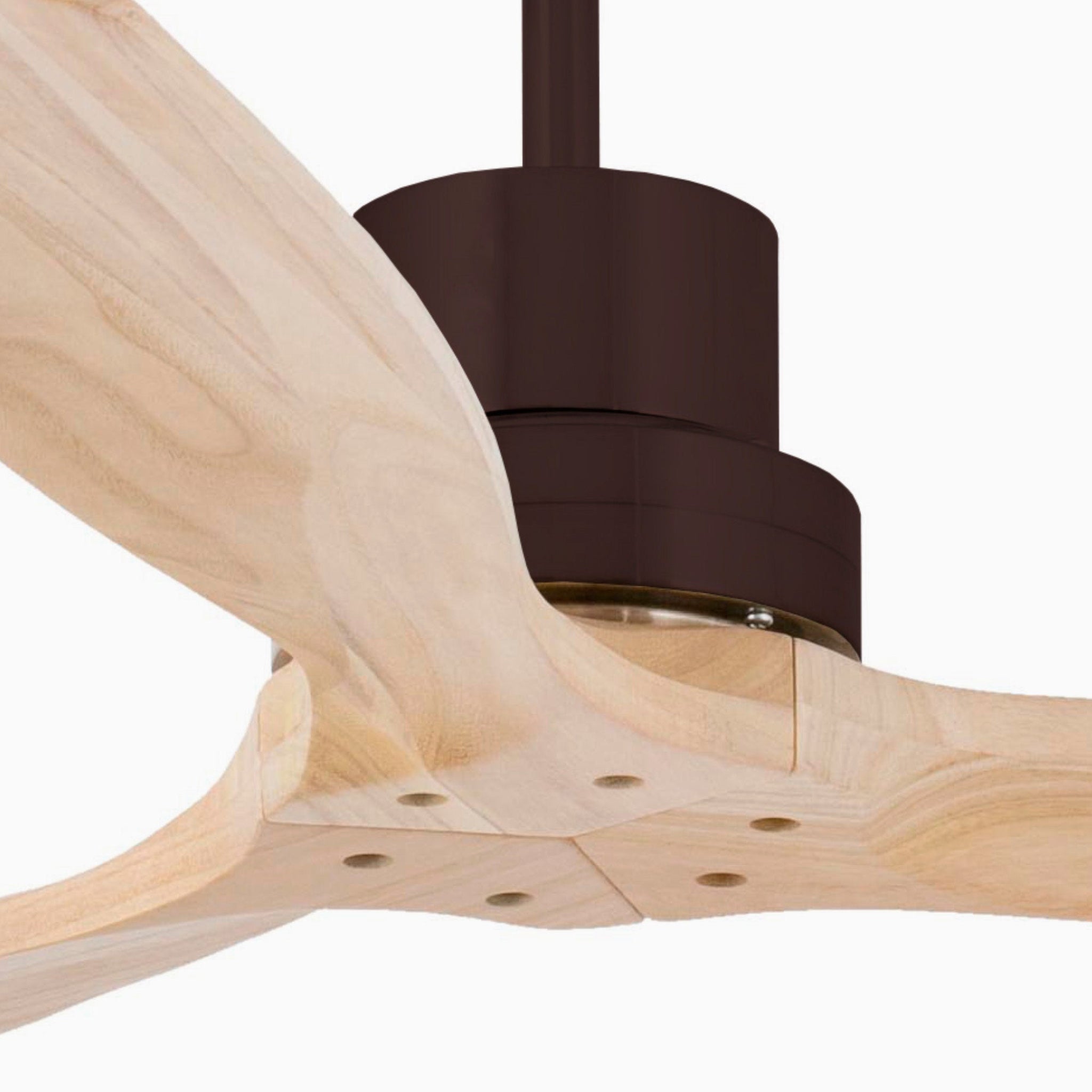 Faro Lantau ceiling fan with elegant wooden blades and contemporary natural styling for villas, coastal homes, resorts, and designer interiors in Indonesia | Kipas angin plafon Faro Lantau dengan blade kayu elegan dan desain natural modern untuk villa, rumah coastal, resort, dan interior designer di Indonesia