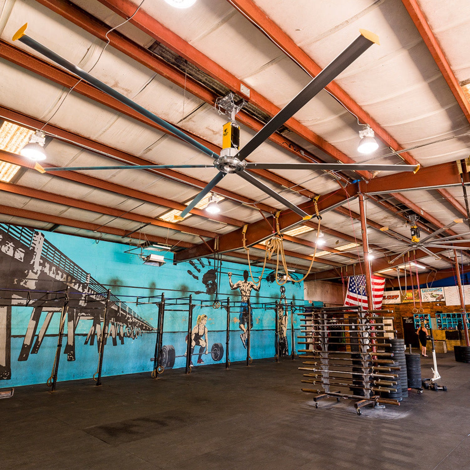 Powerfoil D Kipas HVLS Industrial
