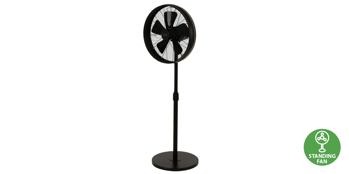 The Breeze Pedestal Fan in Black Color